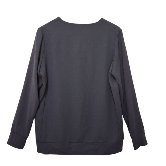 Golden Goose Deluxe Brand Womens Long Sleeve Black V-Neck Pullover Top Size M Cl - Picture 2 of 6
